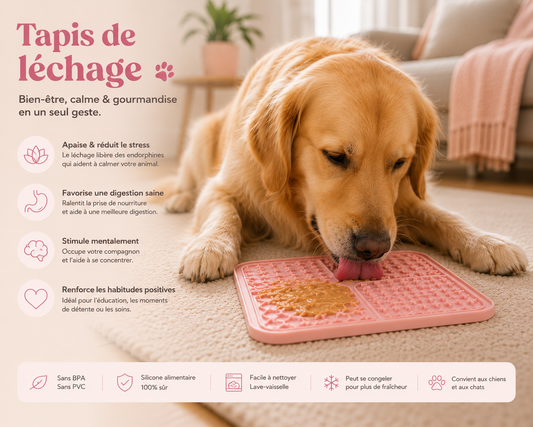 Lick Mat Filou — Le tapis qui apaise votre animal en 5 minutes